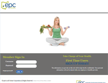 Tablet Screenshot of epcwellness.org